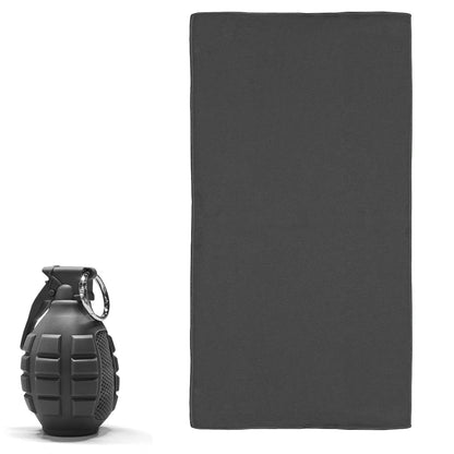 Portable Grenade round Cold Towel Camping Towels Super Absorbent,Quick Dry Ultra Soft Compact Travel Sports Backpack Gym Towel