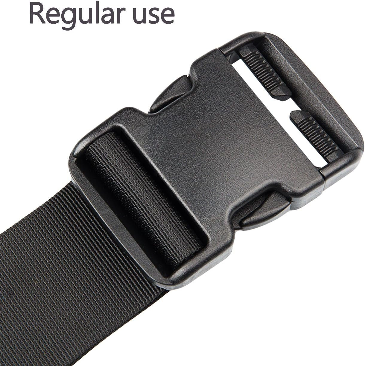 Plastic Buckle Repair Kit Quick Release Buckles No Sewing Required for Backpack Bag (10Pcs Black,25 Mm)