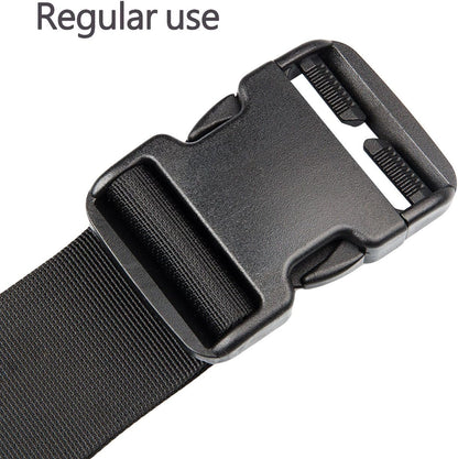 Plastic Buckle Repair Kit Quick Release Buckles No Sewing Required for Backpack Bag (10Pcs Black,25 Mm)