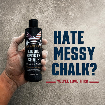Liquid Chalk - No-Mess Long-Lasting Grip Chalk for Weightlifting, Gymnastics, Rock Climbing, and Fitness Training - Advanced Hand Chalk for Gym