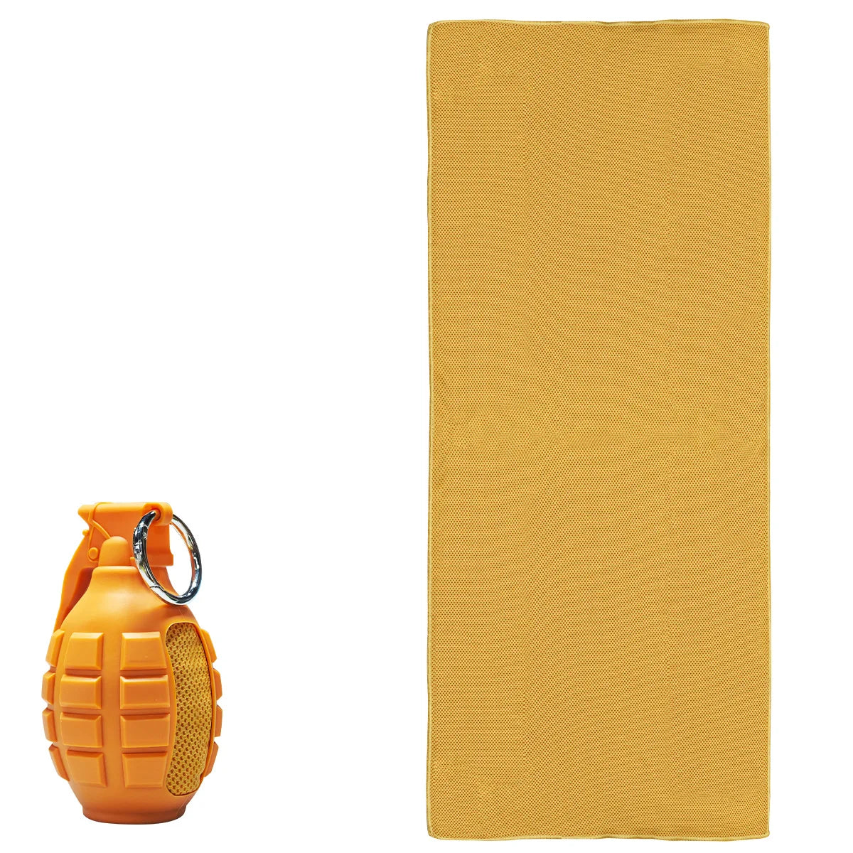 Portable Grenade round Cold Towel Camping Towels Super Absorbent,Quick Dry Ultra Soft Compact Travel Sports Backpack Gym Towel